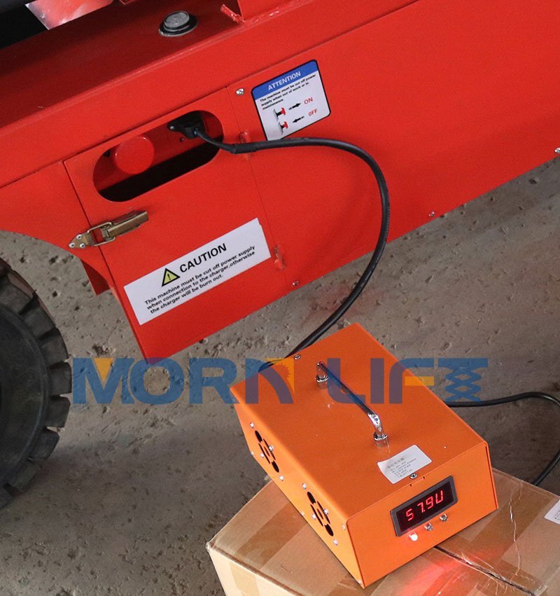 3 Types of Mobile Scissor Lifts From MORN LIFT: Which One is Best Suitable for Your Business? - MORN LIFT Battery charger (DC Power)