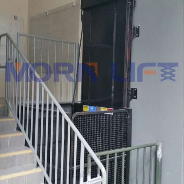 Two Post Cargo Lift in Singapore - MORN LIFT cargo lift for sell in singapore