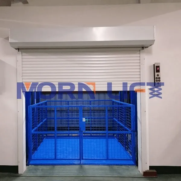 Read more about the article Description of the six advantages of hydraulic goods elevator