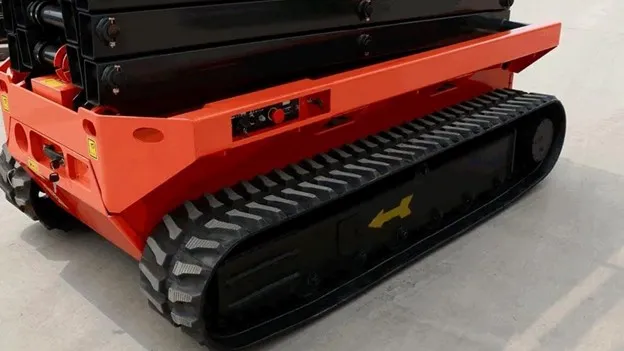 Close up view of Morn lift Scissor lift