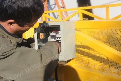 mobile loading ramp control box