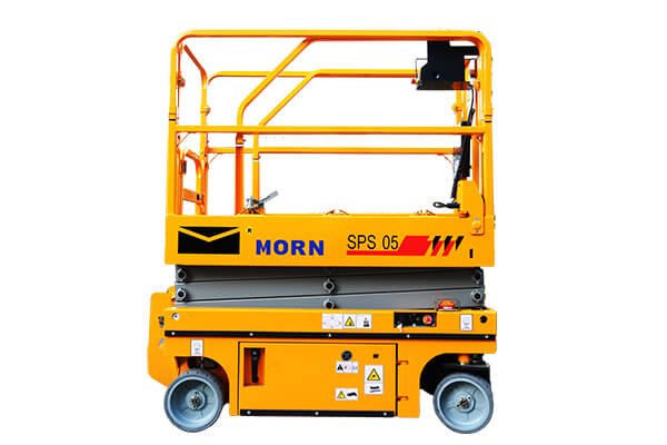 How to choose a good electric mobile aerial work platform - MORN LIFT electric mobile scissor lift