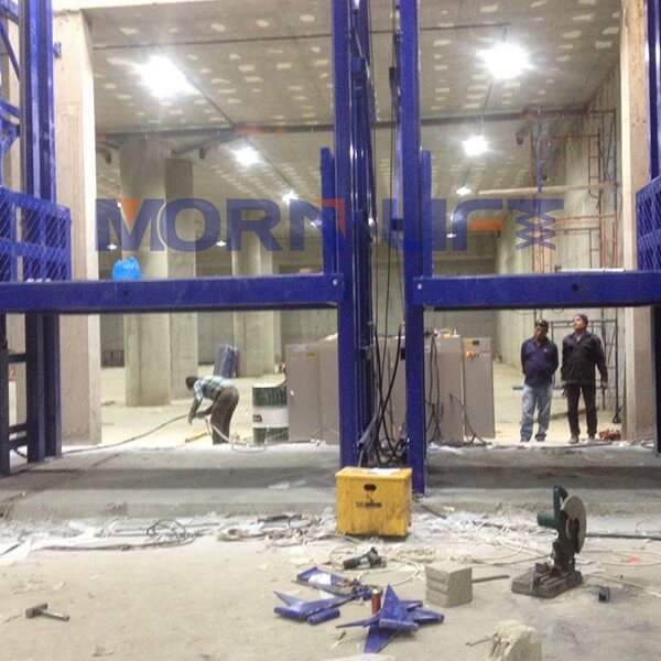 goods elevator installation in kuwait