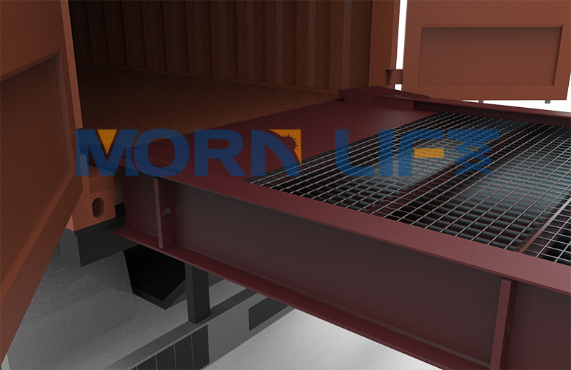 New Generation of MORN® Mobile Loading Dock Ramp Relieves Users of Loading and Offloading Work - MORN LIFT hard structure of container ramp
