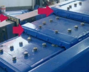 Hydro-cylinder protection and dust proof boom.