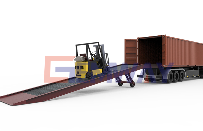 How to Save Shipping Cost When You Buy Mobile Loading Dock Ramp? - MORN LIFT loading ramp