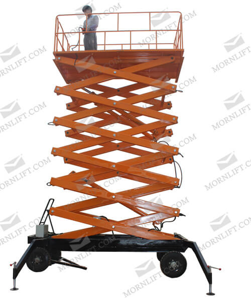 mobile scissor lift 14m