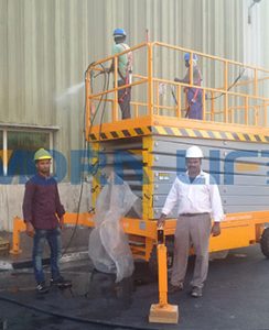 mobile scissor lift application