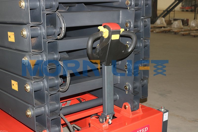 3 Types of Mobile Scissor Lifts From MORN LIFT: Which One is Best Suitable for Your Business? - MORN LIFT mobile scissor lift with walking assistant