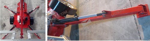 Powerful hydraulic outriggers