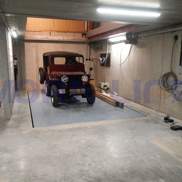 scissor car lift in Belgium