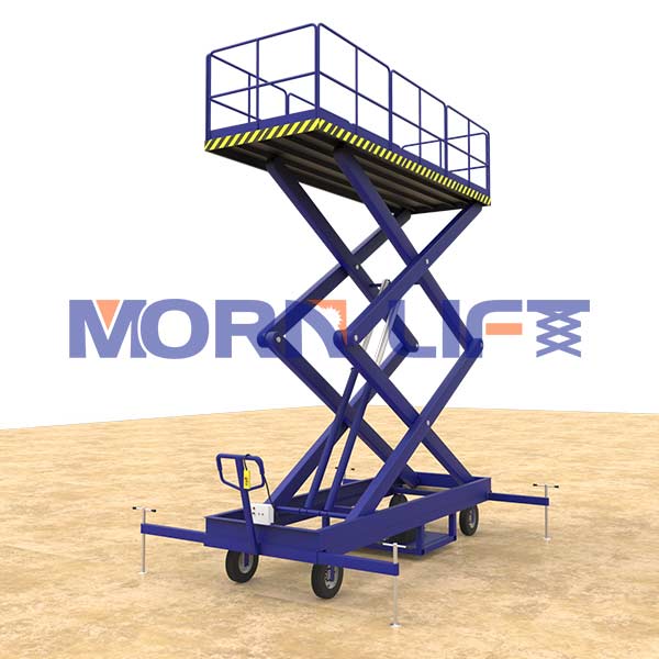 scissor lift in 3d view