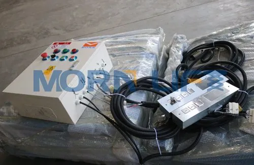 scissor lift control box with panel