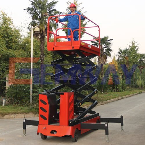 self drive scissor lift