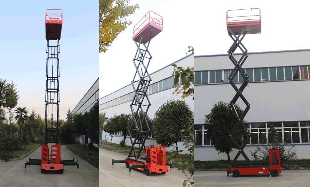 STEERING SCISSOR LIFT