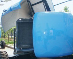 Swing-out engine tray