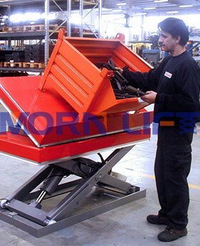 tile platfomr lift table application