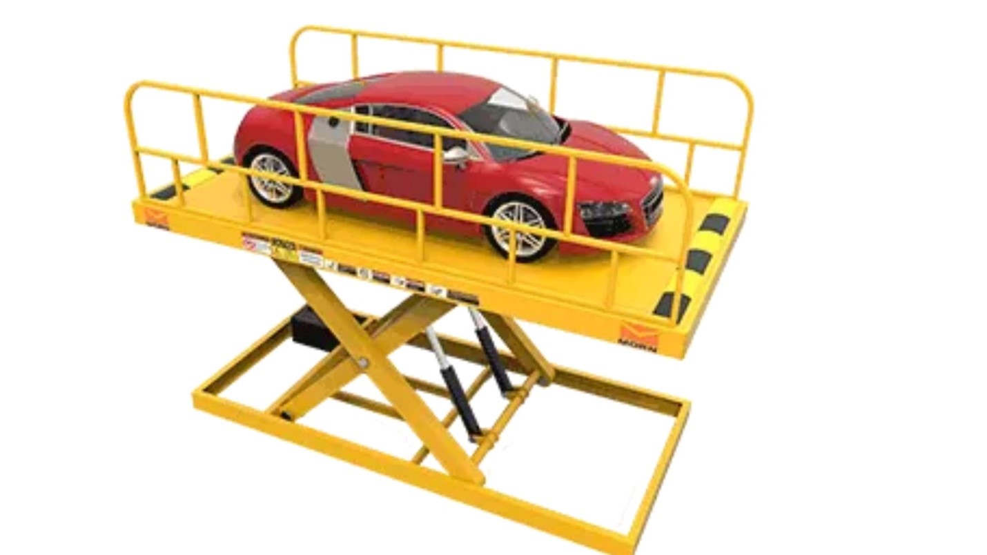 Vehicle parked on Morn lift