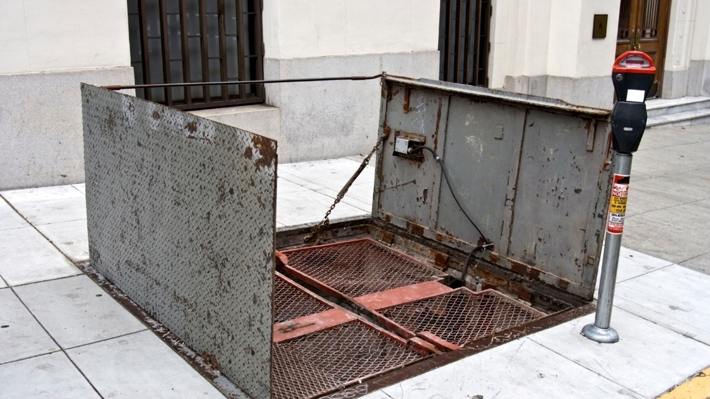 View of Freight elevator