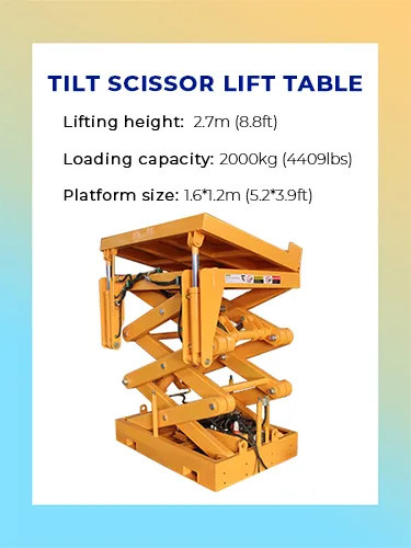 Tilt Scissor Lift Table 1