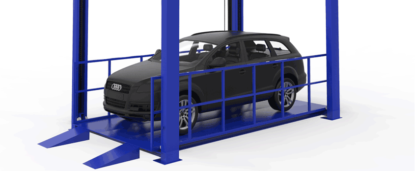 4 post car lifts application scenario