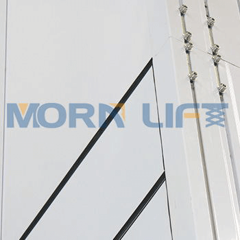 Aluminum alloy structure with powder coating