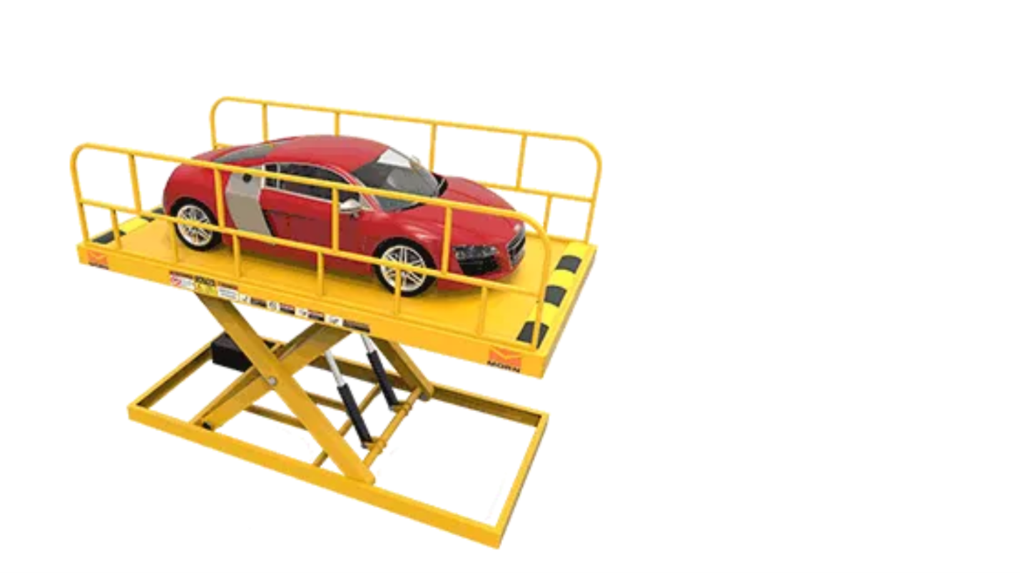 Car parked at Morn Car lift