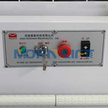 Emergency stop on platform