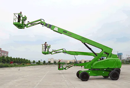 People working on morn lift Boom lifts
