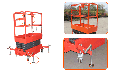 small scissor lift