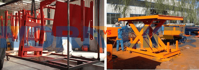 scissor lift get painting