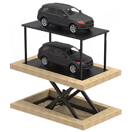 double-deck scissor car lift for sale