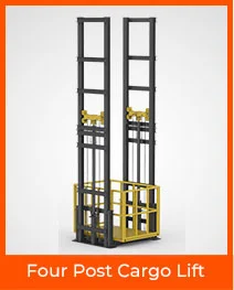 four post cargo lift