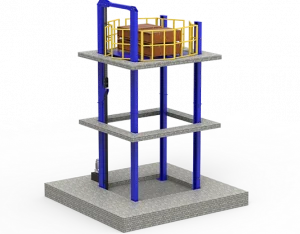 four post lift for cargo